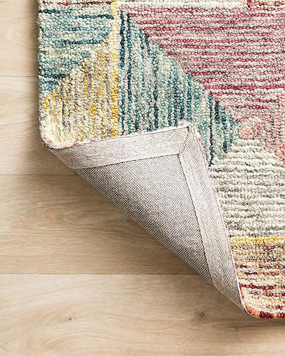 Miniatura 5 de Loloi II Spectrum Collection SPE-01 - Alfombra de área color plateado Fiesta de 5 pies x 7 pies 6 pulgadas