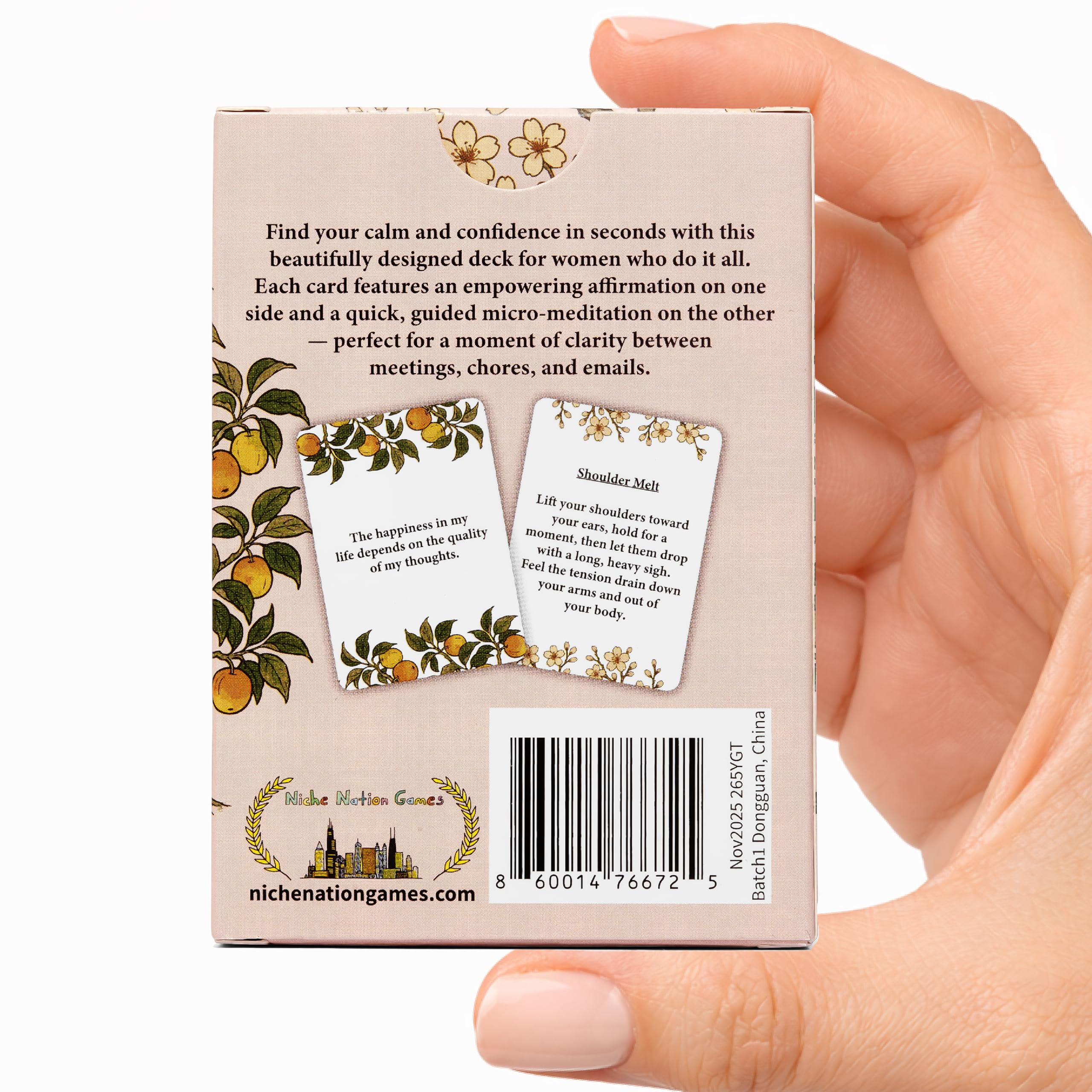 Positive Affirmations Cards For Women Who Do It All - Daily Affirmations & Mindfulness Exercises - Inspirational Gifts For Women - Positive Affirmations Cards & Stress Relief - 50 Prompts & Micro-Meditations