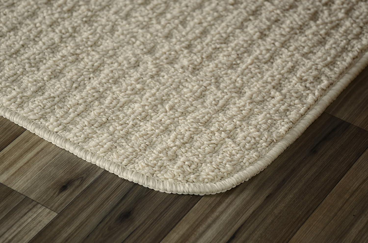 Garland Rug Herald Square 2-Piece Kitchen Rug Set, 18-Inch by 28-Inch, Ivory