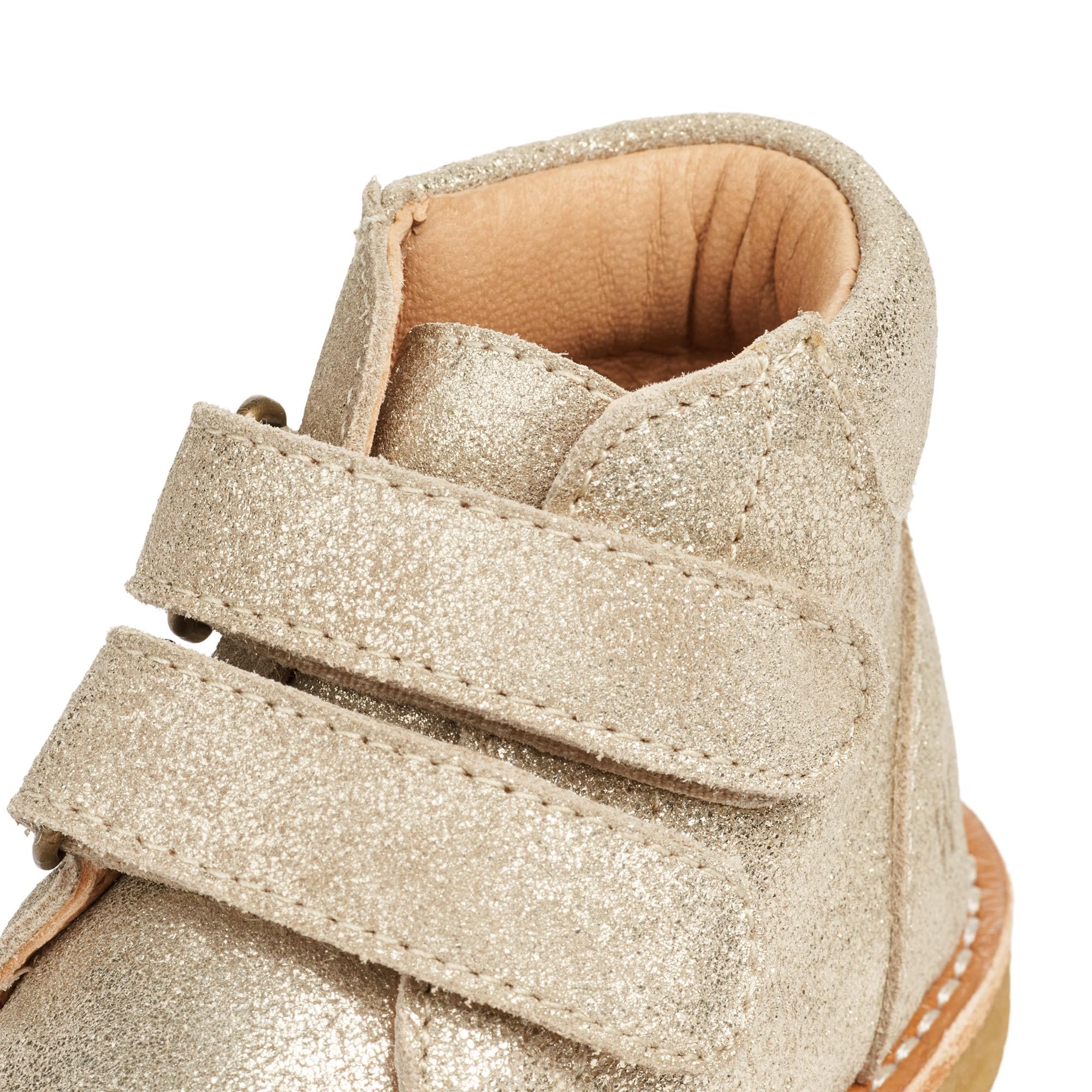 Wheat Uniseks - dzieci Wheat Buty dziecięce, buty zimowe, na rzepy, błyszczące, uniseks, 100% skóra, oddychająceButy do pierwszych kroków