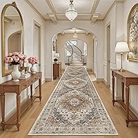 Vista 156 de Madane Alfombra Pasillera Lavable - Alfombras Pasilleras 2x6 para Pasillos de 6 Pies Antideslizante Vintage Alfombra Pasillera de Cocina