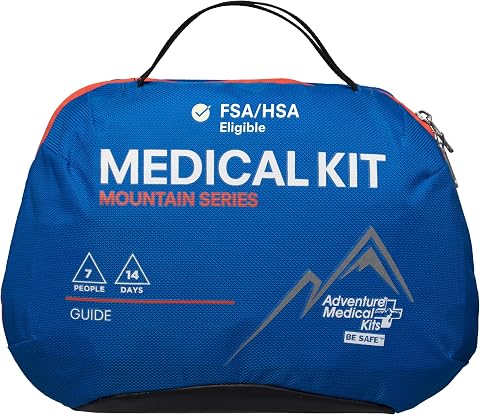Adventure Medical Kits Mountain Series Guide Medical Kit, 163 Pieces