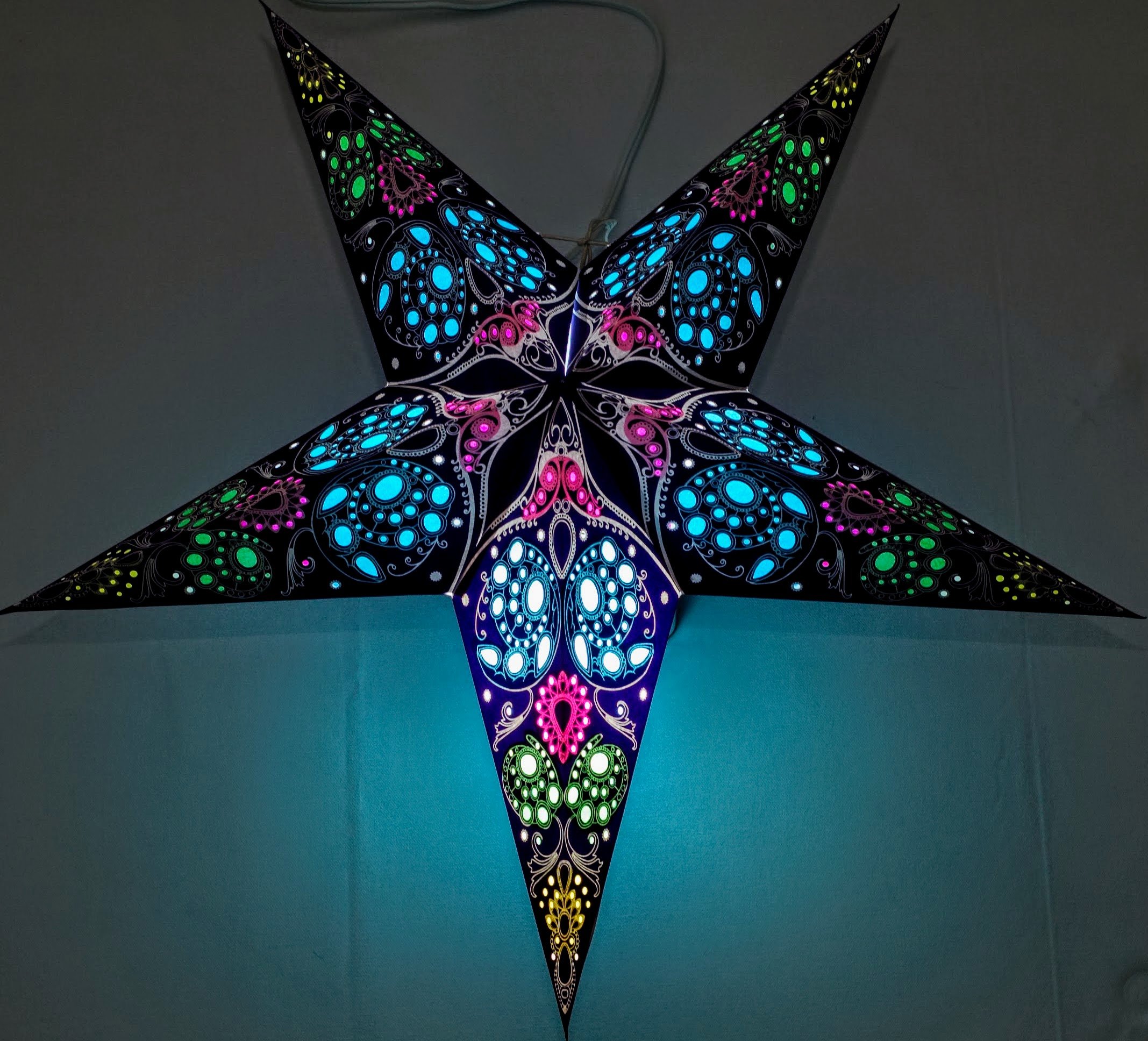 Monarch Paper Star Lantern (Violet) by UMTA
