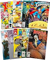 SCSDirect 10 Key Issue Comic Book Value Set - Marvel DC Indie, Family-Friendly No Dupes Gift for Superhero Collectors