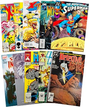 10 Key-Issue Only Comic Book Value Set- Marvel, DC and Indie- Kid/Adult Friendly w No Dupes or Inappropriate/Junk Fillers- Christmas X Mas Holiday Gift for Any Graphic Novel, Superhero, Investment Fan