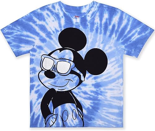 Disney Camiseta de Mickey Mouse para niños, bebés y niños pequeños VerdeNaranjaGrisAzulAmarillo