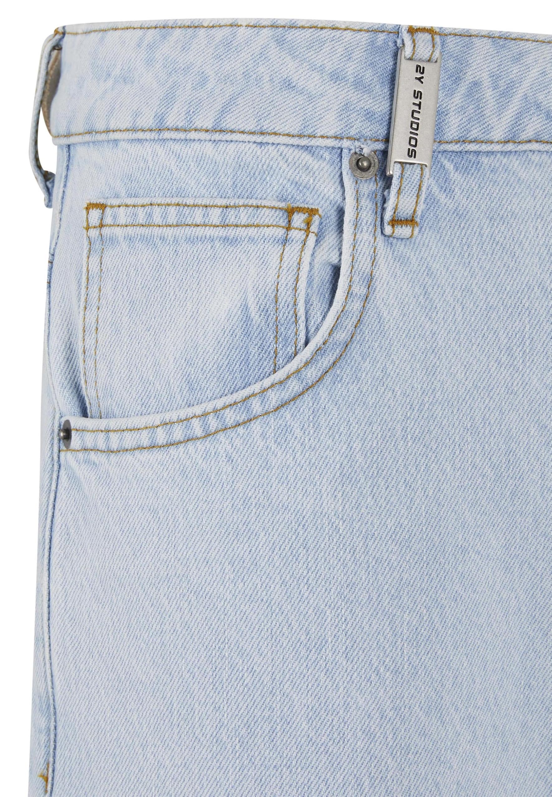 Herren Baggy Jeans Adrik Basic raw Blue