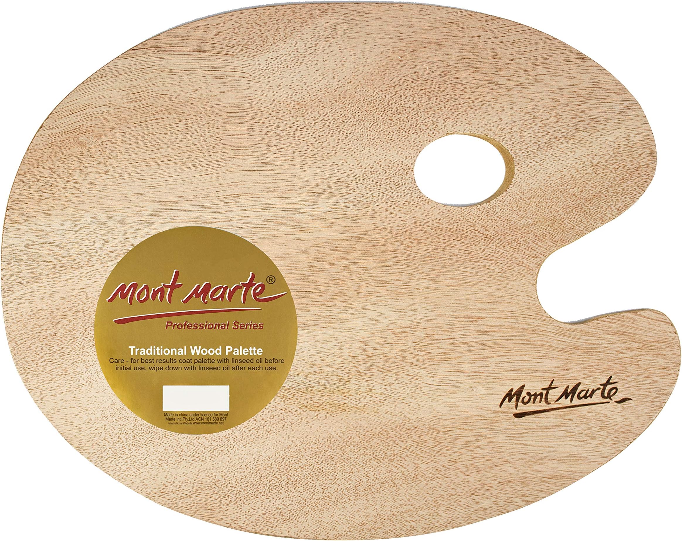 MONT MARTE Palette Peinture à l'huile 30x38 cm Palette d'artiste
