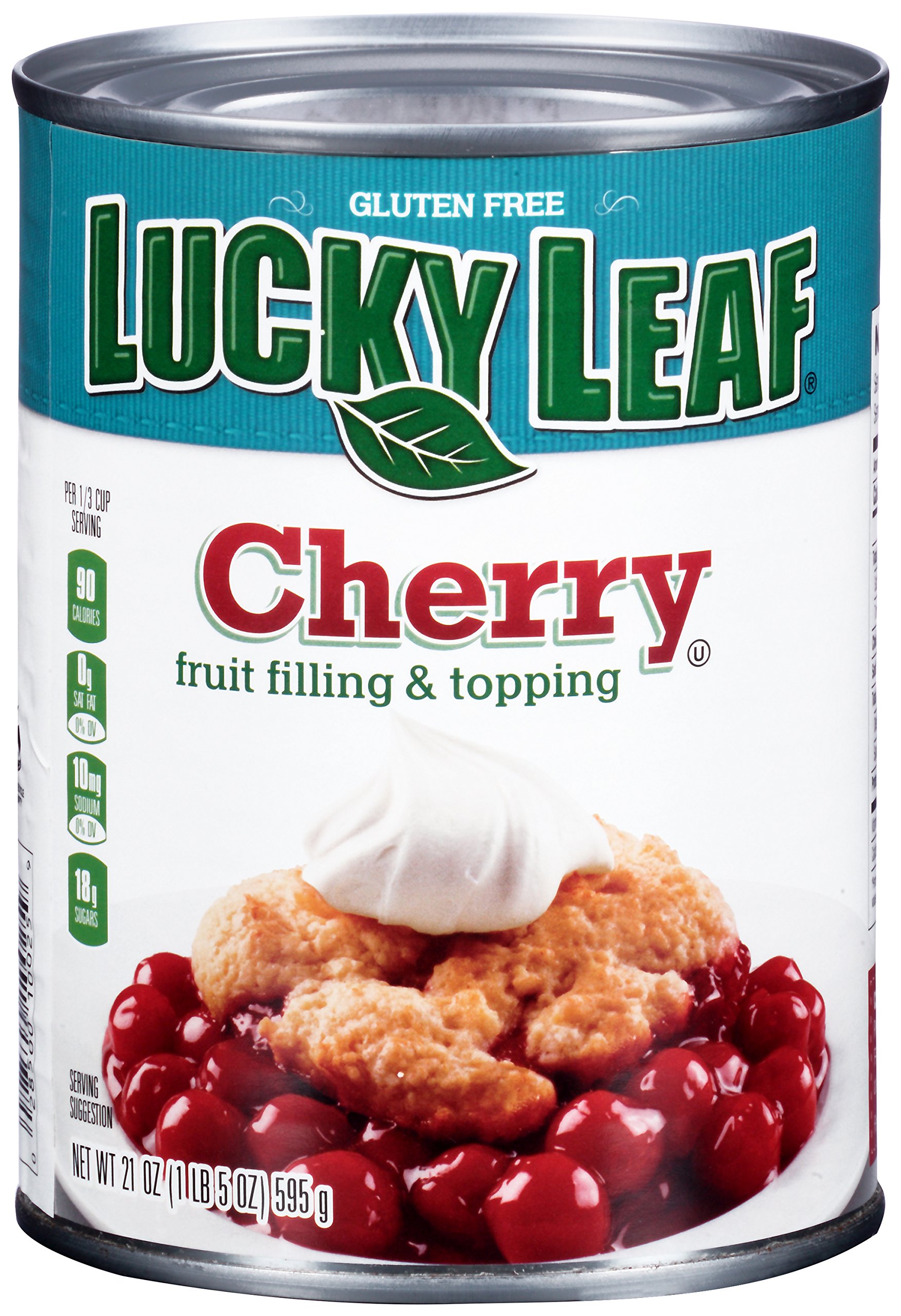 cherry ラブブ BigintoEnergy LUCK Lucky Leaf® Lite Cherry Fruit Filling & Topping, 20 oz