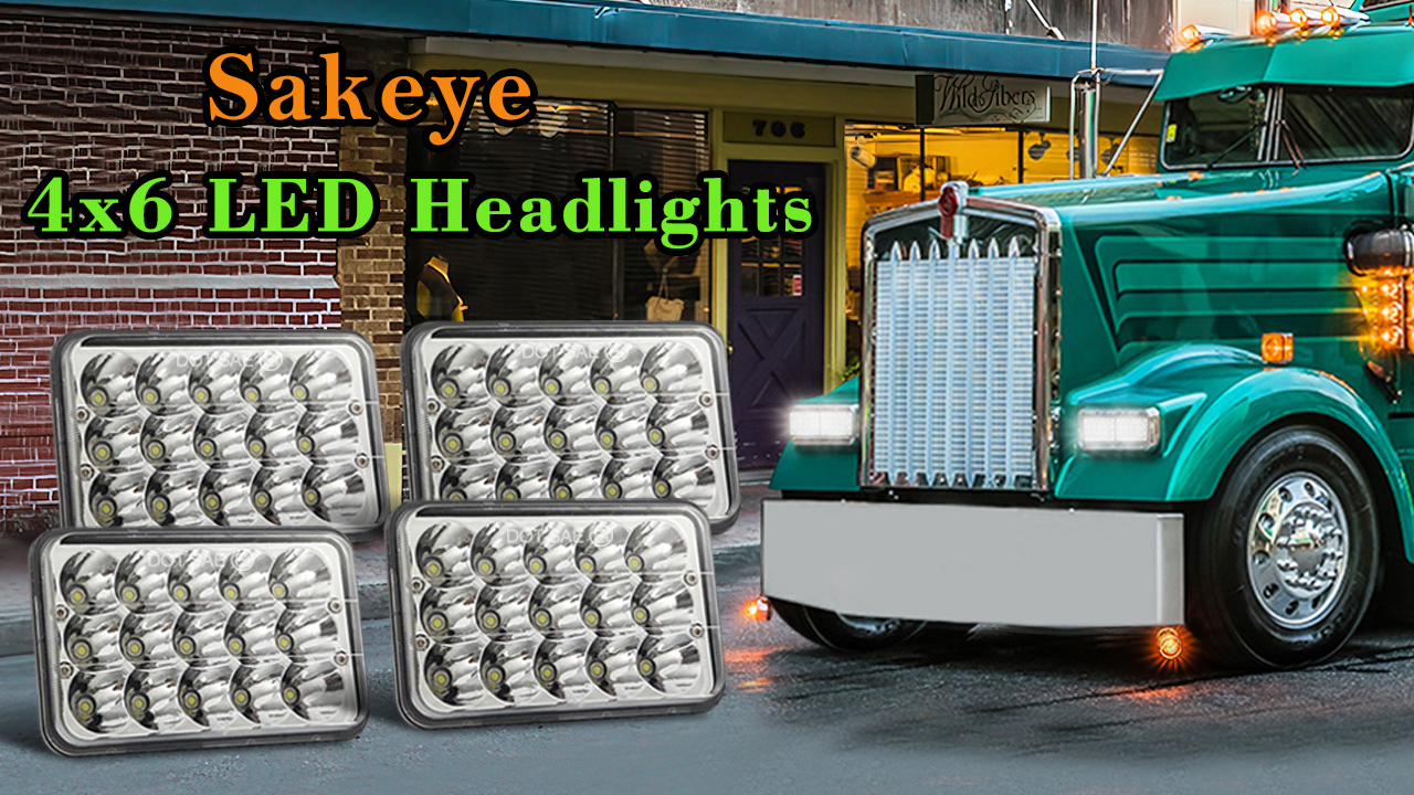 Faros Delanteros Led Cuadrados De 4x6 Pulgadas, Haz Alto/bajo Para Chevrolet Camaro Ford Mustang Kenworth, Reflector H4651 H4652 H4656 H4666 H6545 - AliExprs