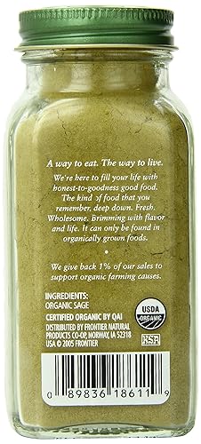 Miniatura 3 de Simply Organic Hoja de salvia molida, orgánica certificada  1.41 oz  Salvia officinalis L. (paquete de 2)