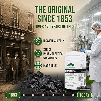 Charcoal 300mg - 100 Tablets