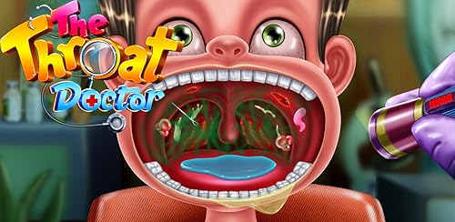 O médico da garganta: Um jogo educativo do médico para crianças - ser um médico da garganta! GRÁTIS