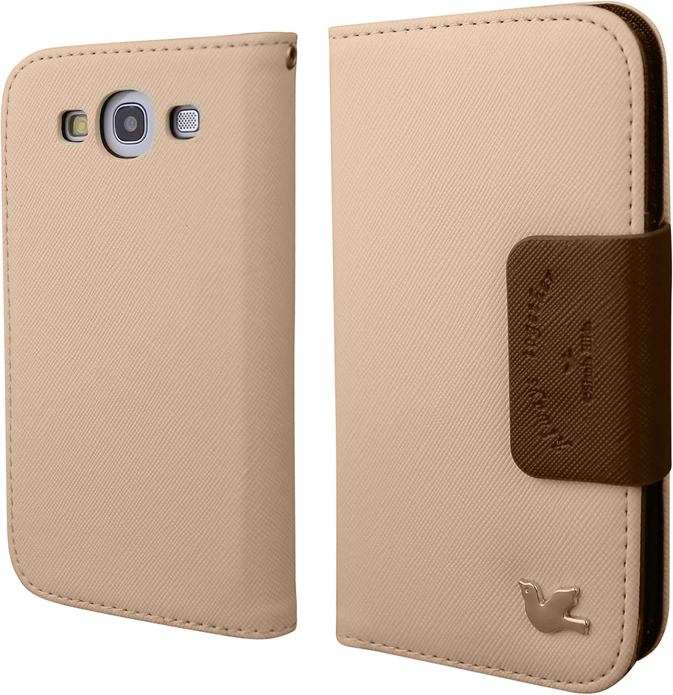 Galaxy S3 case,Case for Samsung Galaxy S3,Wallet case,Credit Card Holder,PU Leather Case,Flip Cover case,Galaxy SIII i9300 case[Brown]