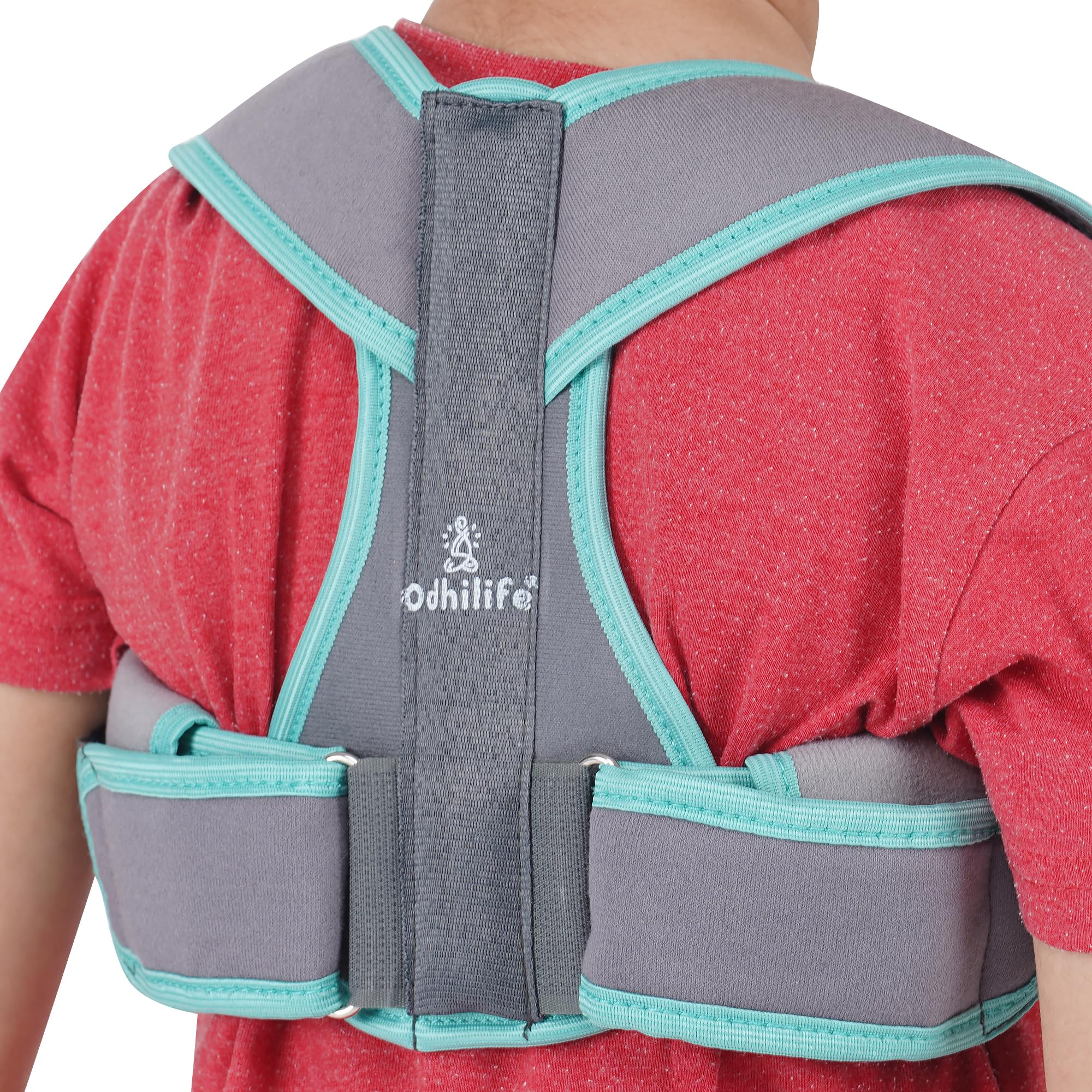 Posture Corrector Brace for Kids, Adjustable Back and Shoulder Support, Spine Alignment, Scoliosis Support-image-5
