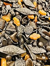 Dutch Liquorice Mix - 1KG Gift Pouch - Salt Licorice - Coins - Behives - Salty Diamonds - Zout - Liquorice Honeycomb and More - Dutch Sweets