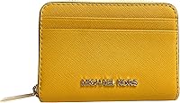 Vista 1 de Michael Kors Jet Set Travel Estuche para tarjetas con cremallera media (amarillo jazmín)