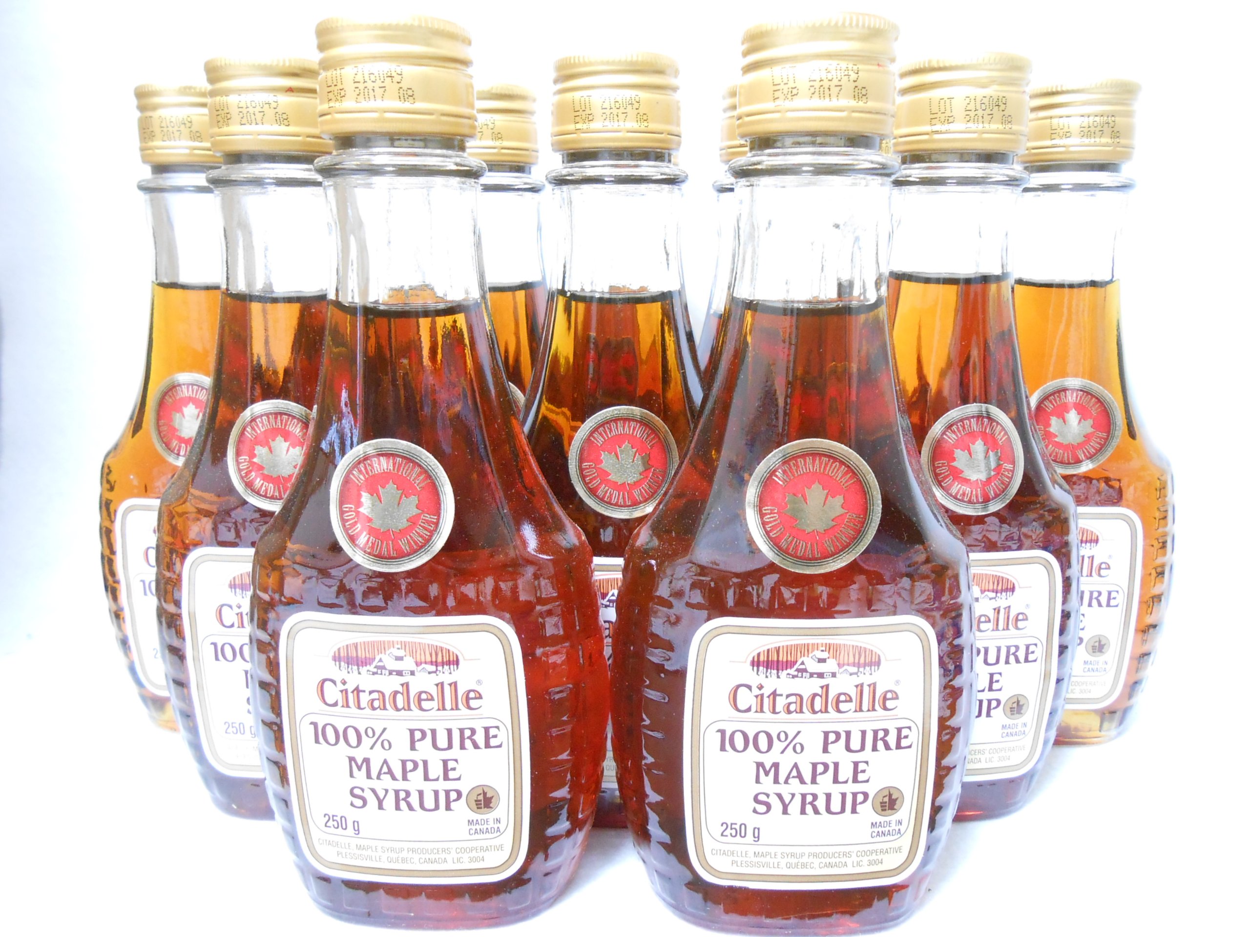 Amazon | カナダ産100％ メープルシロップ250g 12本セット | （株）鈴