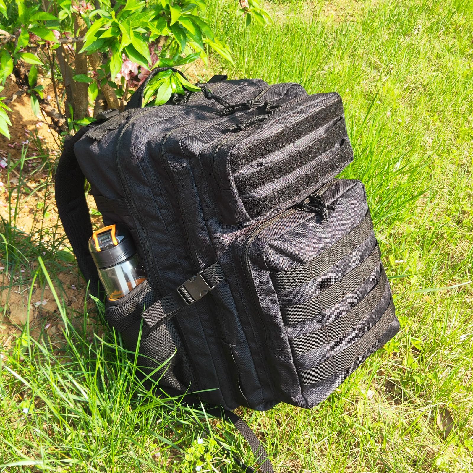 50L Zaino Militare Tattico Degli Uomini Zaino Trekking Da Caccia Dell'esercito Con Il Supporto Della Bottiglia Borsa Di Sopravvivenza Degli Uomini