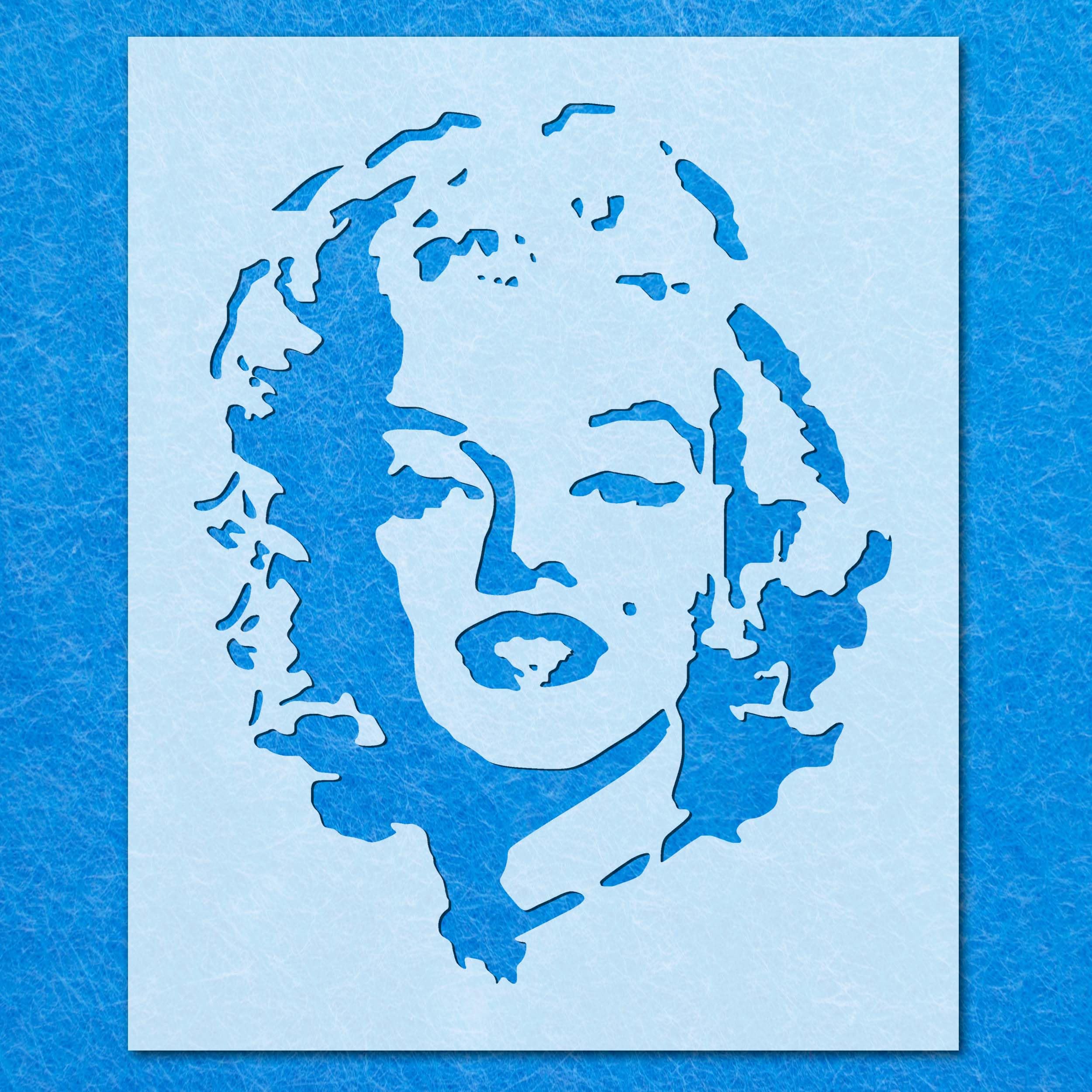 Marilyn Monroe Schablone A4 - Mylar Airbrush Vorlage 214x170mm