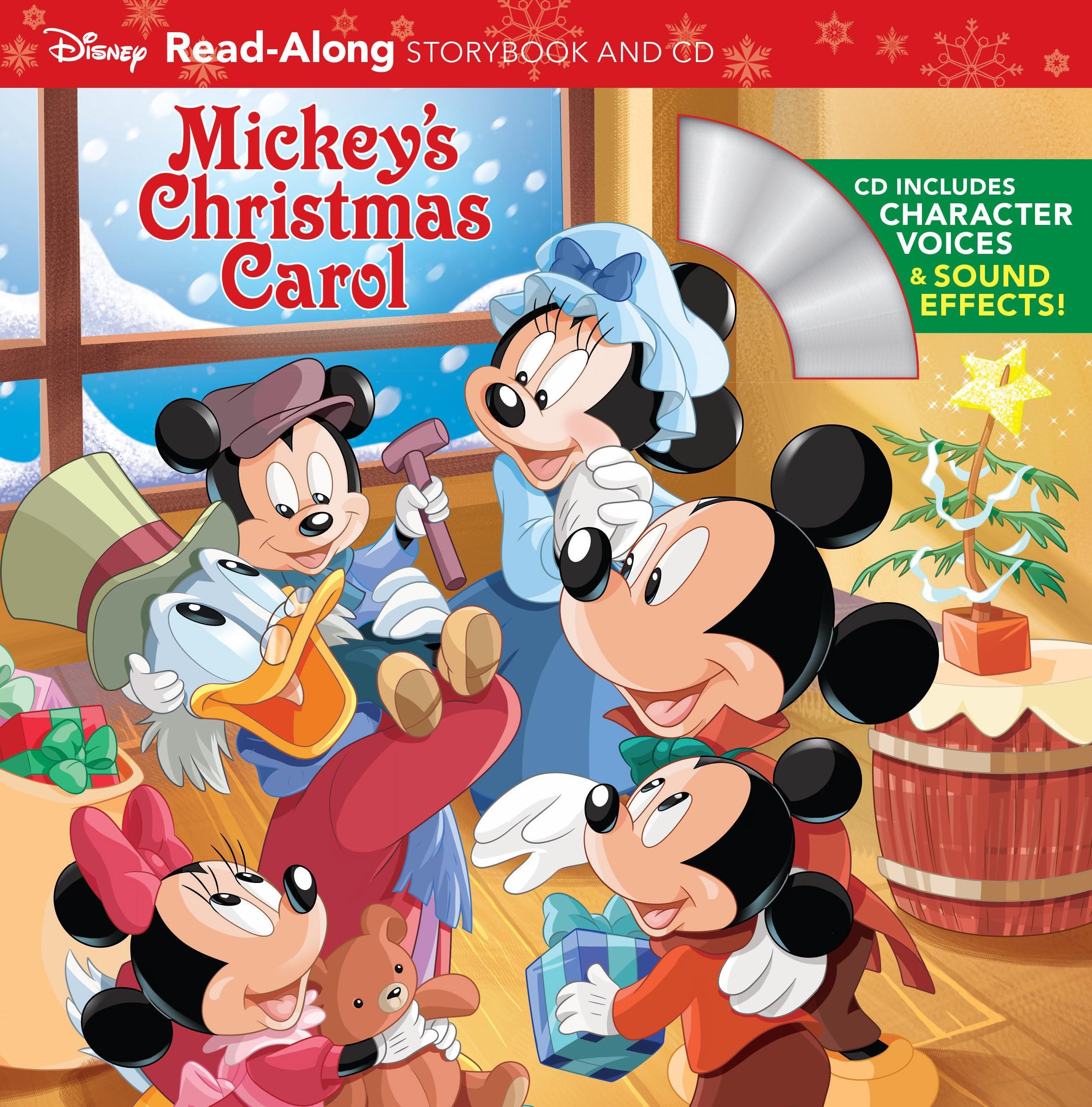 MICKEYS CHRISTMAS CAROL STORYBK/CD