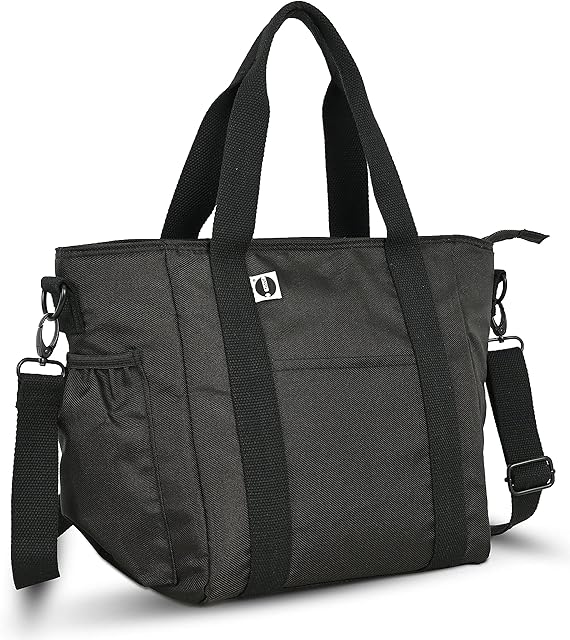 ITAVL Tote Lunch Bag Insulated Bag for Women and Girl,Cool Bag for Lunch Boxes, Crossbody Lunch Bag for Girls Adults Ladies for Office Work Shopping Picnic Camping (Meteorite)