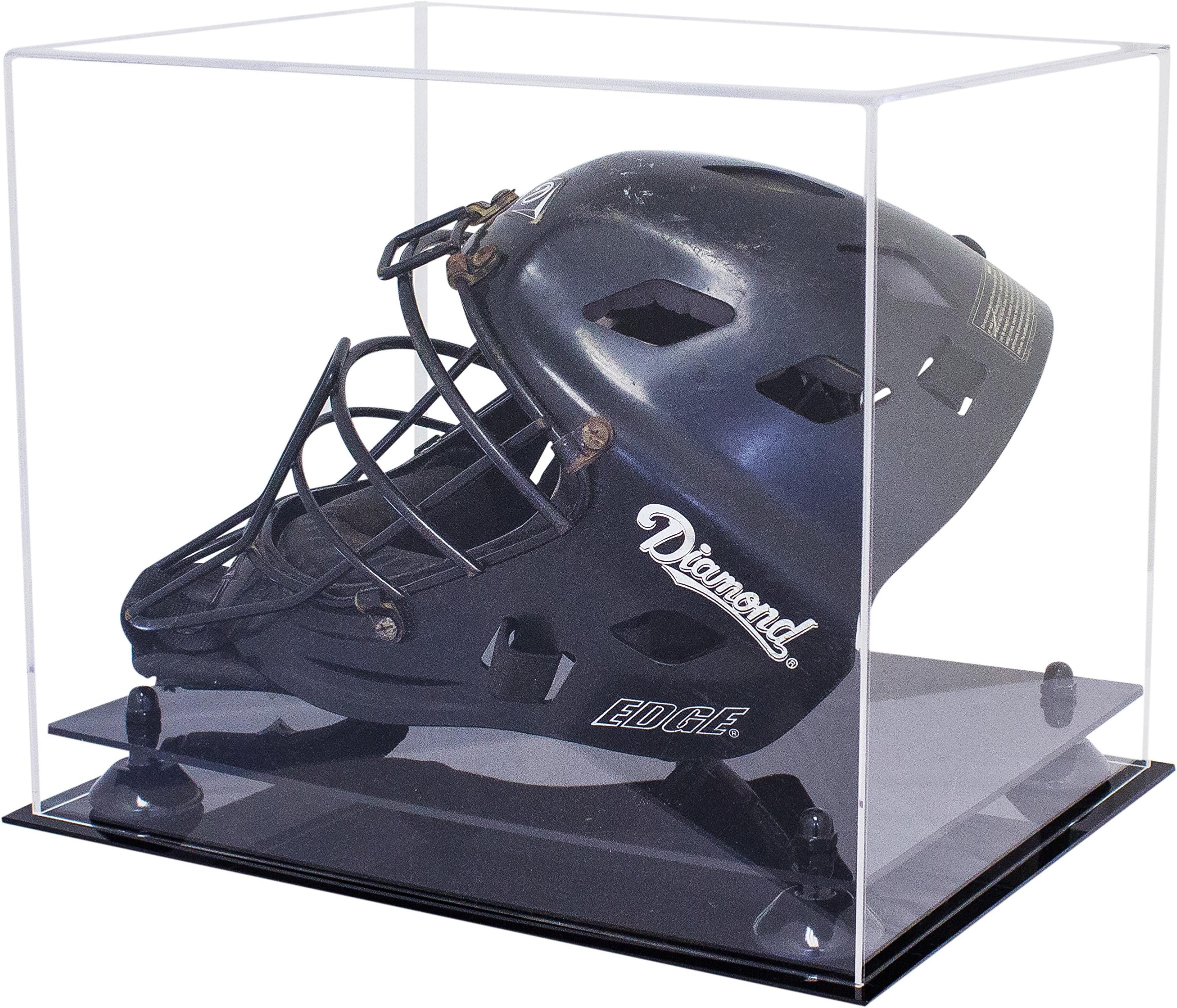 Better Display Cases Acrylic Catchers or Goalie Helmet Display Case