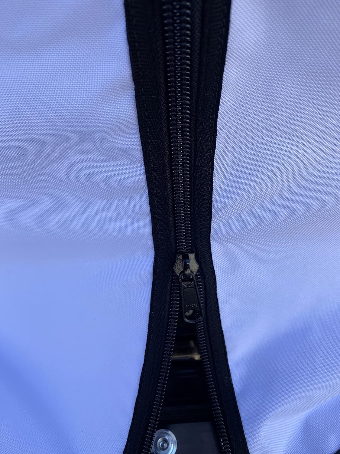 Dune Sport Toy Hauler Ramp Door Screen Wall Fits Ramp Doors Up to 90 inch Tall, White Canvas With Black Screen