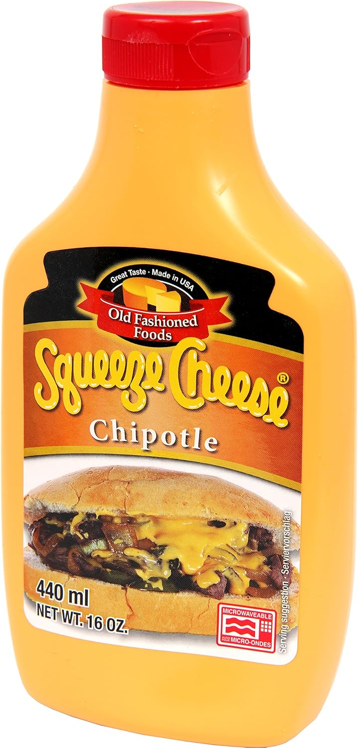CMC Chipotle Squeeze Cheese Microwaveable, 3er Pack (3 x 440 ml