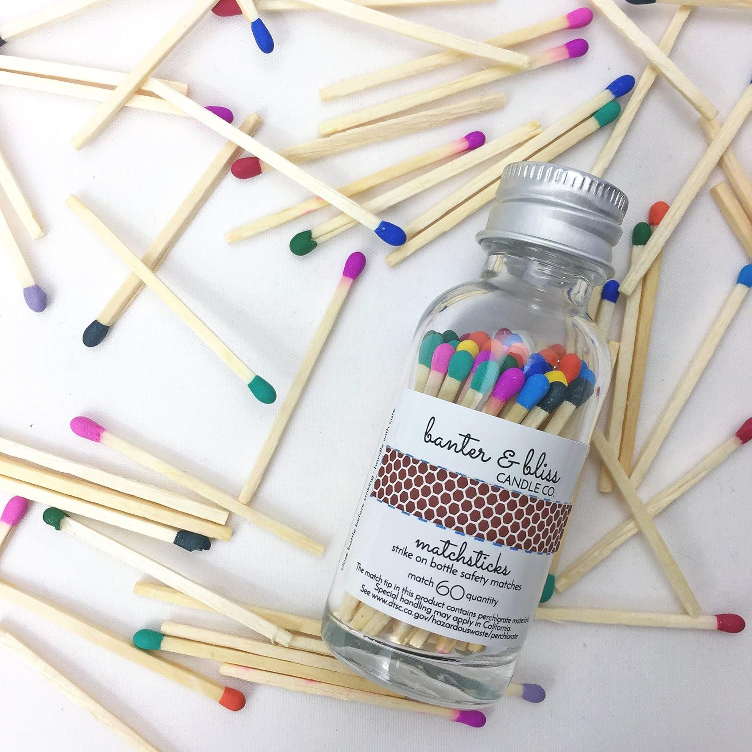 Banter & Bliss™ Match Bottle with Striker · 60 Rainbow