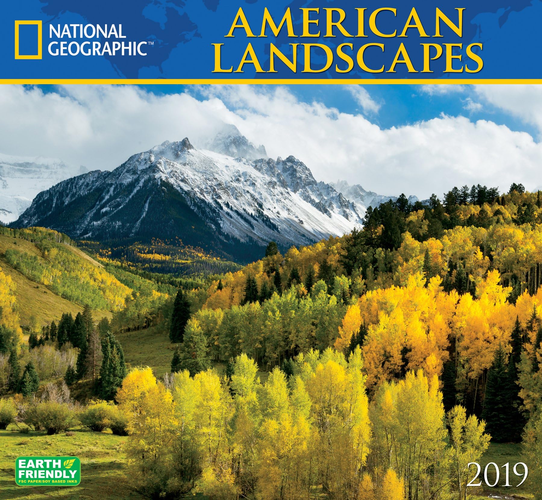 National Geographic American Landscapes 2019 Wall Calendar Calendar โ Wall Calendar, August 1, 2018