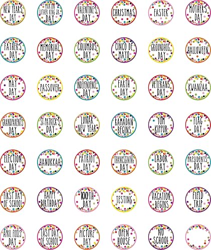 Miniatura 2 de Calendario de días festivos y eventos especiales con confeti