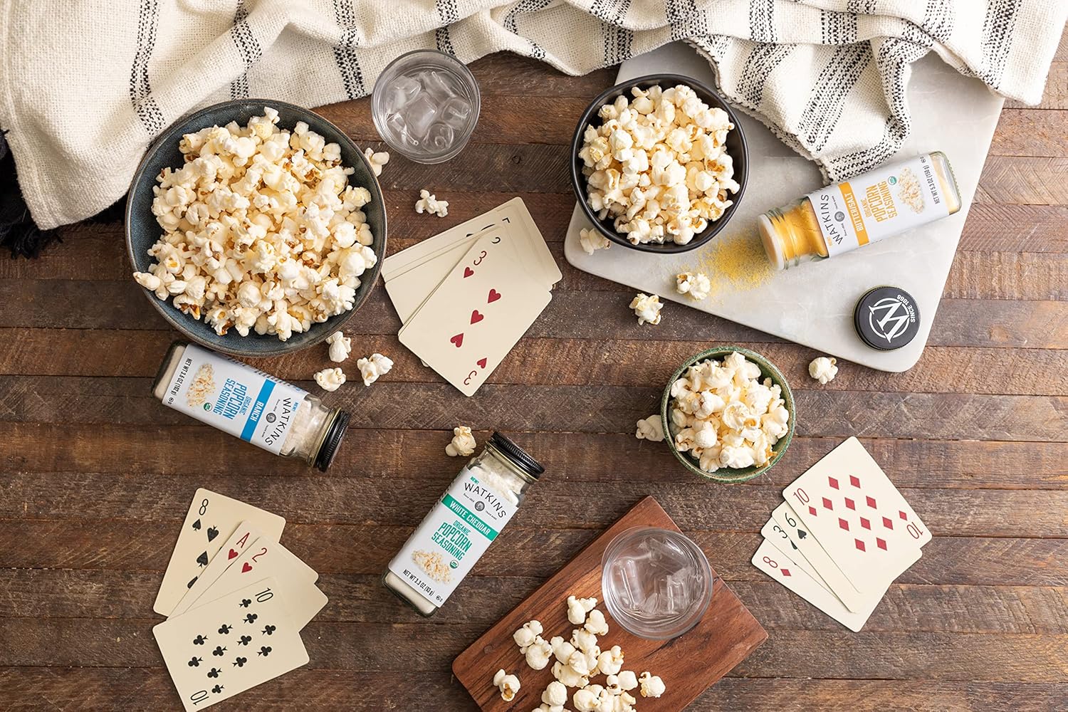 Watkins Gourmet Organic Butter and Salt Popcorn Seasoning, 5.3 oz : Everything Else