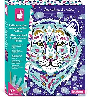 Janod - Sparkling Glitter and Sand Animals - Children’s Craft Activity...