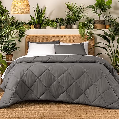 Miniatura 22 de Ivy Union Juego de edredón Queen - Cómodo, transpirable, para todas las estaciones - Edredón y fundas de almohada alternativas de plumón - Ultra