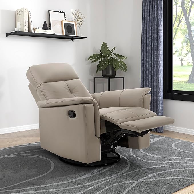 Sillón Reclinable Giratorio 360° Latte miniatura 2