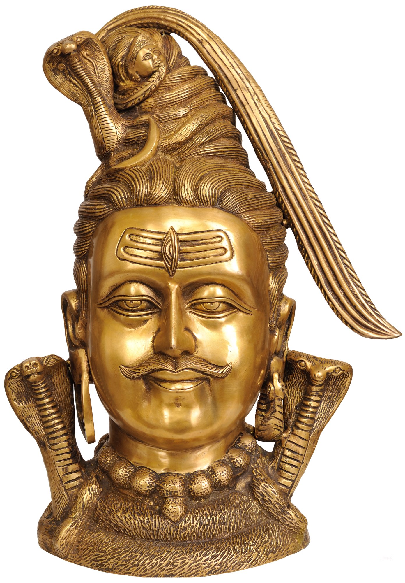 Amazon｜Exotic India ZBS13 Lord Shiva Head｜仏像 オンライン通販