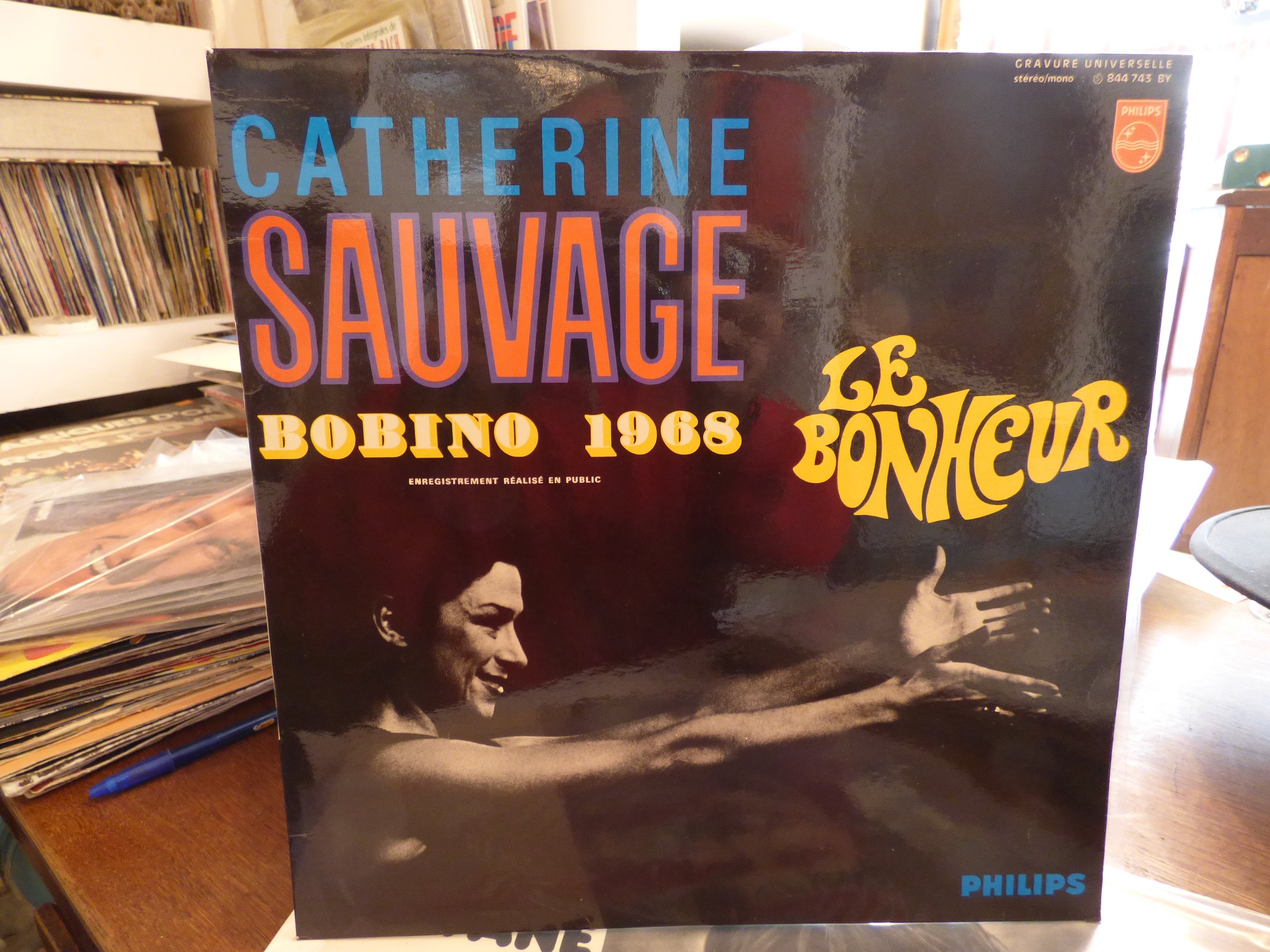 Catherine sauvage : Bobino 1968 : le bonheur disque philips 844 743