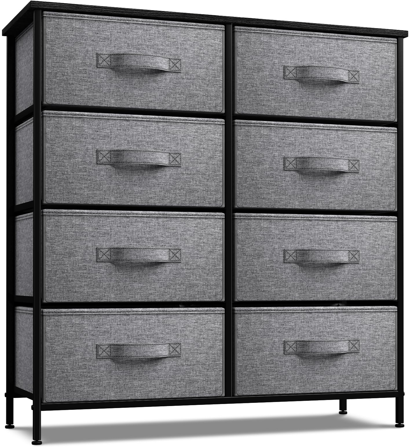 Sorbus Dresser with 8 Drawers Chest Organizer Unit with Steel Frame