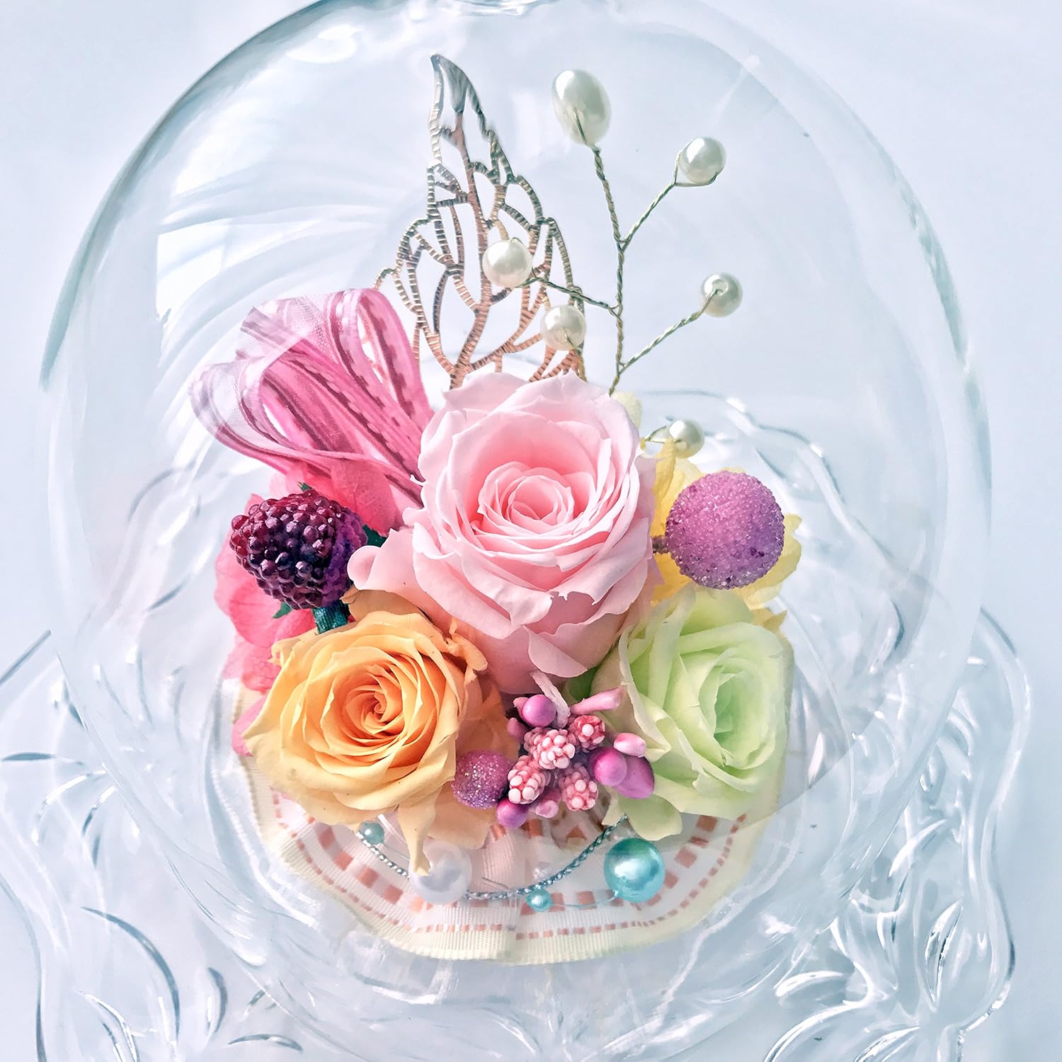 レンデフロール Reine de fleur お花 アレンジフラワー 胡蝶蘭 レンデ