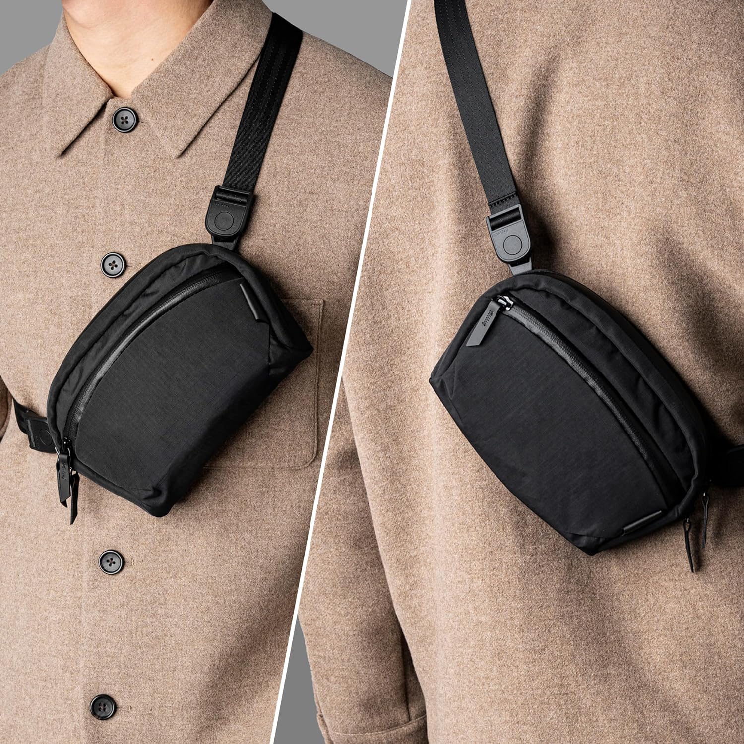 ALPAKA Flight Sling Bag 1L - Small Men's Crossbody Bag with Adjustable & Detachable Shoulder Strap - Tech Organizer - Image 9