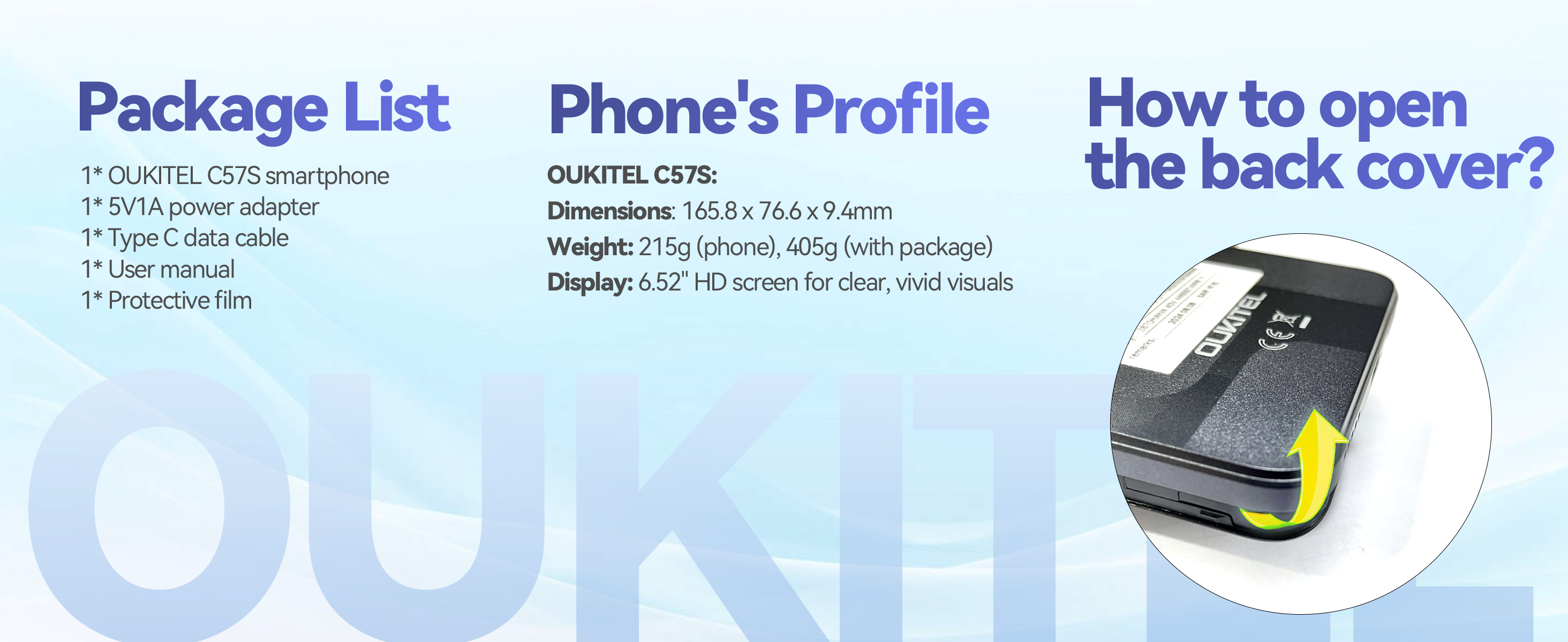 Amazon.com: OUKITEL C57S Cell Phone Unlocked - 8GB RAM 64/128GB