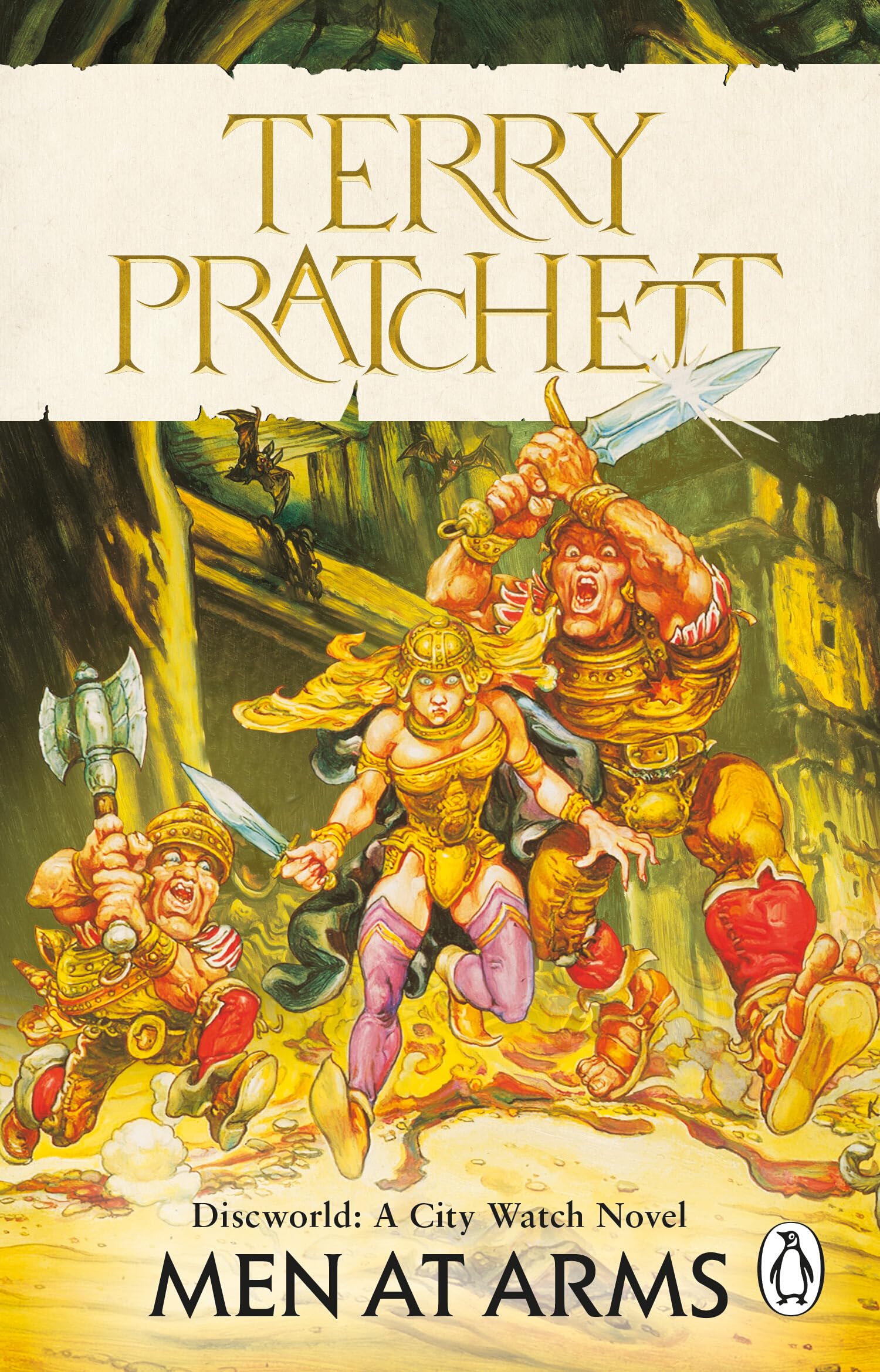 Men At Arms by Terry Pratchett PAPERBACK 9780552167536