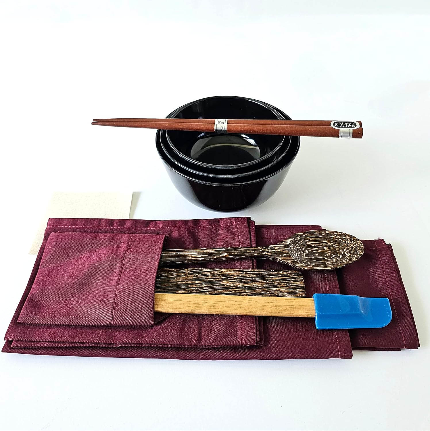 Still Sitting Oryoki Bowl Set (Burgundy)