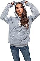 Vista 12 de BOMBAXCEIBA Bolsa para mascotas con capucha para mascotas pequeña, bolsa para perros y gatos, sudadera con capucha y bolsillo de canguro, con orejas