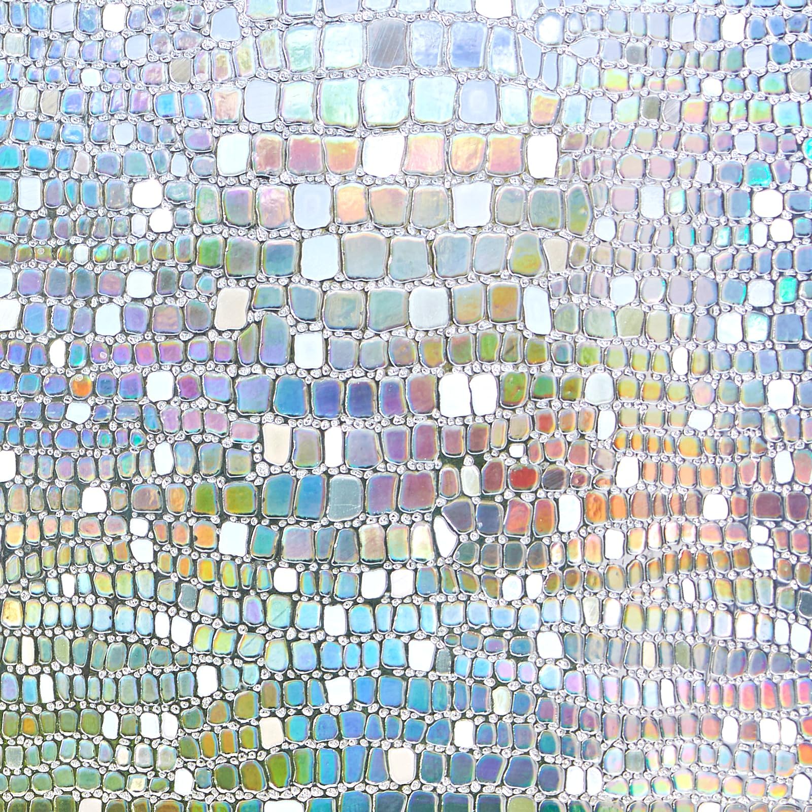 Lifetree Stained Glass Window Film: 3D Rainbow Window Film Privacy Self