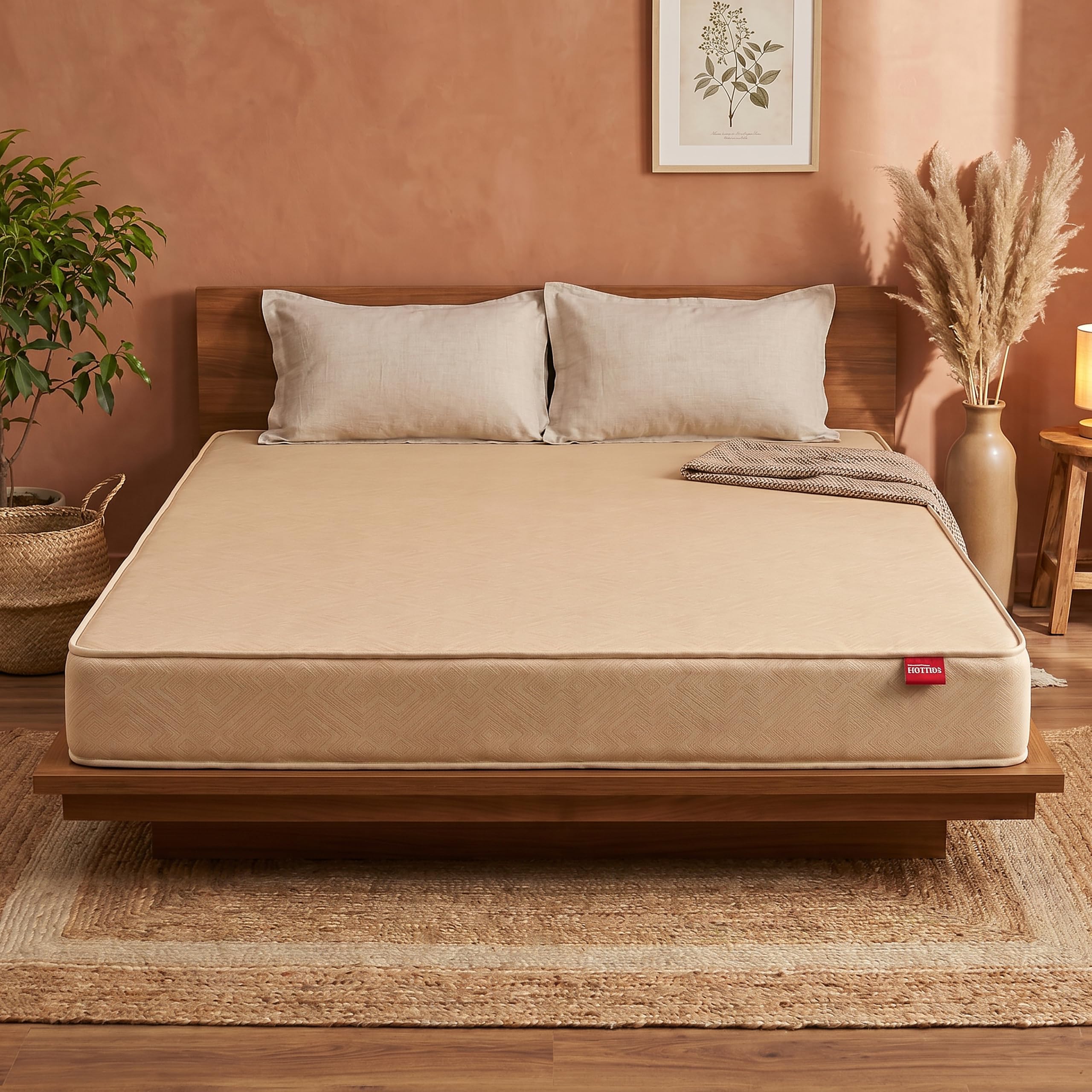 Kurlon Orthopedic Mattress | Single Size 72x30x5 Inches | Medium Firm Proper Spine Support | High Resilience Foam Core | Orthopedic Back Support | Natural Spine Alignment | 10 Years Warranty