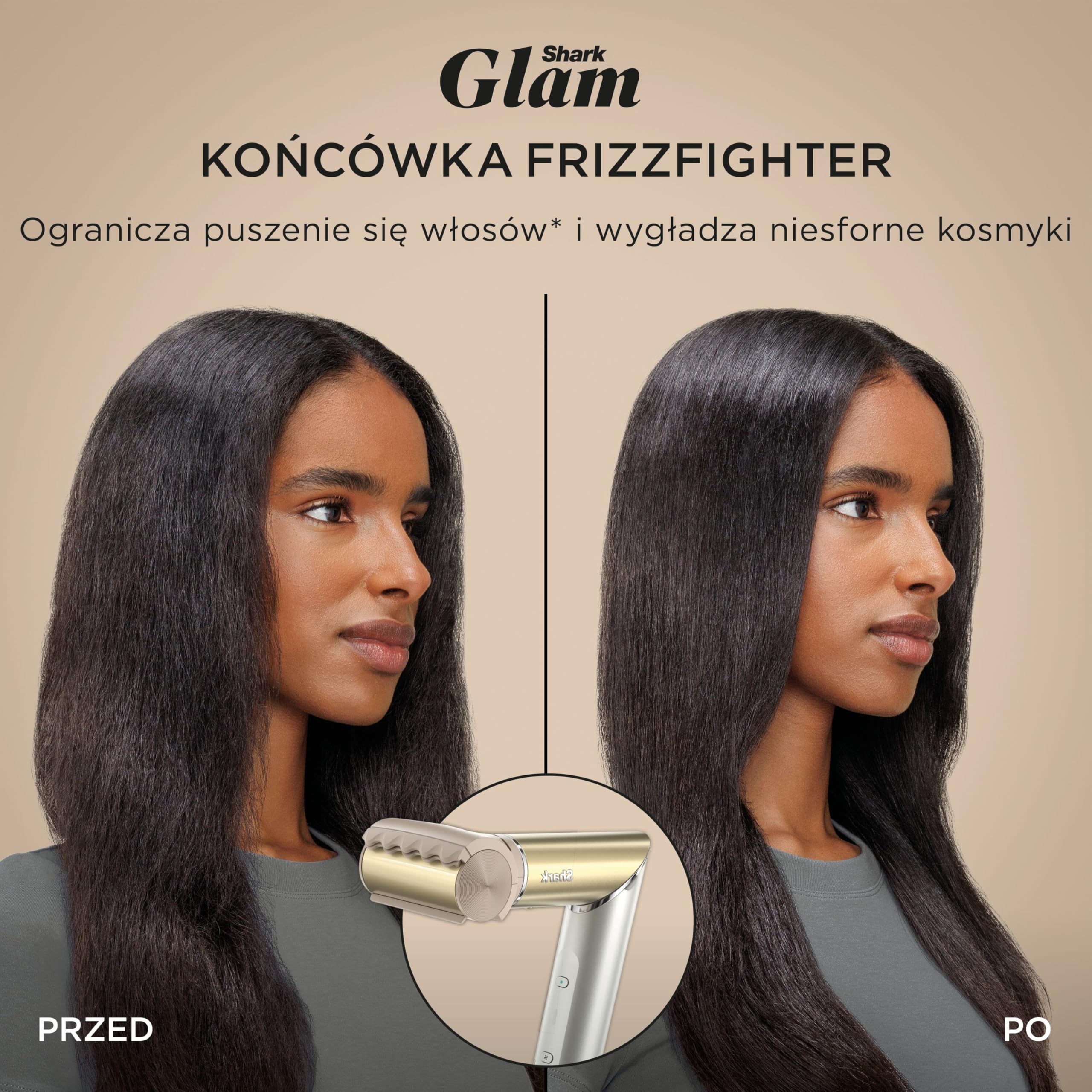 Shark Glam Sleek Straight, Waves & Curls Multi-Styler HD6051SEU