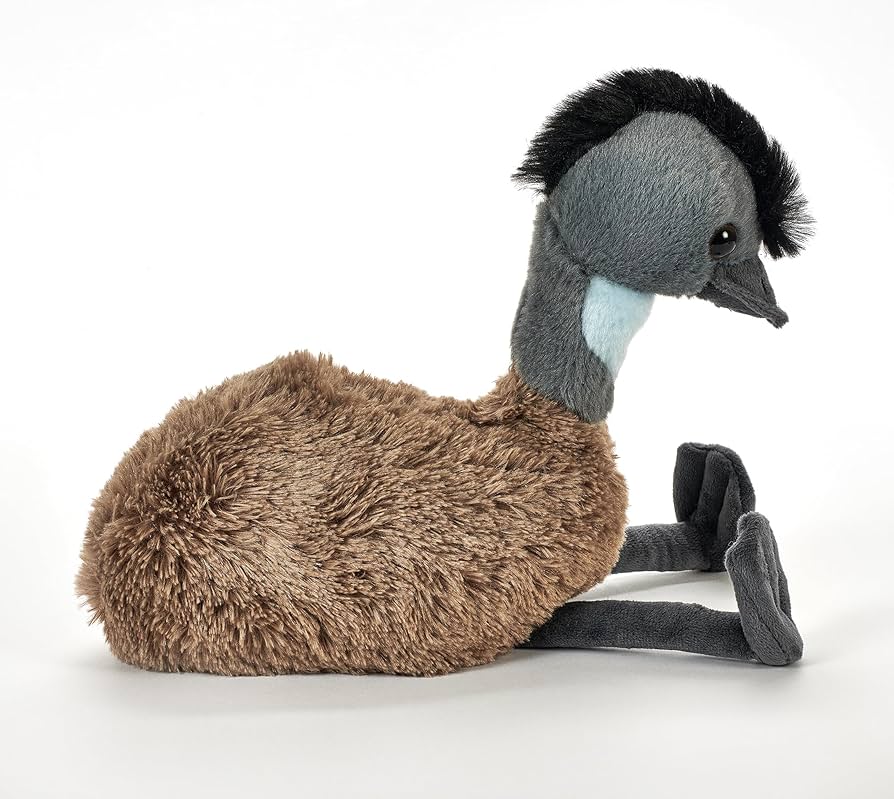 Amazon.com: The Petting Zoo Emu Stuffed Animal Plushie, Gifts for