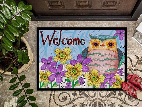 Miniatura 312 de Caroline's Treasures PJC1117JMAT - Felpudo para puerta delantera de 24 x 36 pulgadas, tapete antideslizante lavable de pelo bajo, 24 x 36 pulgadas